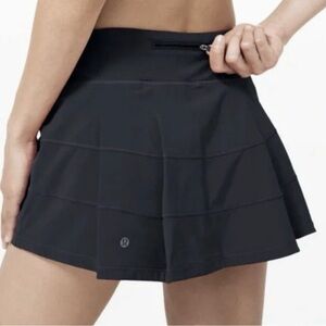 Lululemon size 8 Pace Rival Mid Rise skirt black